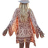 Fashion Chiffon Printed Blouse Boho Loose Shawl Tops Cover up Blouse