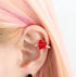 Cupid's Arrow Alloy Clip Earrings