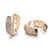 Zircon Jewelry Brincos De Noiva Hoops Earrings For Women