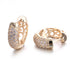 Zircon Jewelry Brincos De Noiva Hoops Earrings For Women