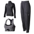 Black Sports Wear Yoga Set Jogging Suit