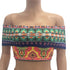 Vantage Strapless Sleeveless Crop Top