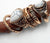 Women Vintage  Finger Ring Set Antique Gold Silver Plain Circle Jewelry