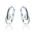 Zircon Hoop Earrings For Women Wedding Jewelry