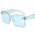 Square Candy Color Sunglasses