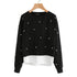 Pearl Beading Sweatshirt