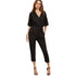 Solid Self Tie Jumpsuit