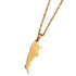 Argentina Map Pendant & Necklaces For Women