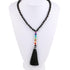 Natural Rock Black Lava Beads Necklace