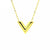 Classic V Rose Gold-Colored Short Necklaces