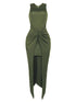 Double-Layered Women's Evening Dress