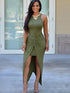 Bodycon Double-Layered Women's Maxi Dress