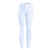 Pure White Distressed Stretch Denim Pants