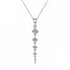 Sterling Silver Long Leaf Necklace