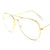Gold Frame Classic Eyeglasses