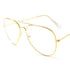 Gold Frame Classic Eyeglasses