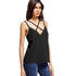 Casual Sleeveless Bandage Blouse