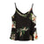 Floral printing Sleeveless Crop Top
