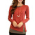 Casual Long Sleeve Quarter Zip Blouse