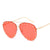 Riveted Transparent Pilot Sunglasses