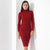 Classic Turtleneck Solid Dress