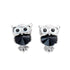 Crystal Owl Studded Earrings
