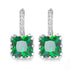 Square Zircon Earrings