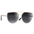 Retro Flat Top Metal Frame Sun Glasses