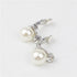 Clip  On With Pearls Clamps Earrings