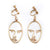 Metal Face Earrings