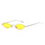 Vintage Metal Frame Oval Sunglasses