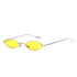 Vintage Metal Frame Oval Sunglasses