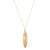 Unisex Feather Pendant Necklace