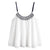 Embroidered Chiffon Cami Blouse