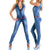Denim Sleeveless Jeans Bodysuit